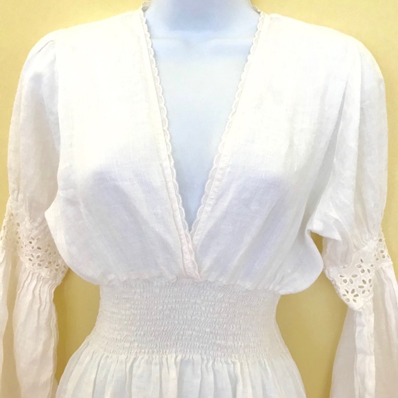 CLAUDIO MILANO Linen Dress - Picture 1 of 8